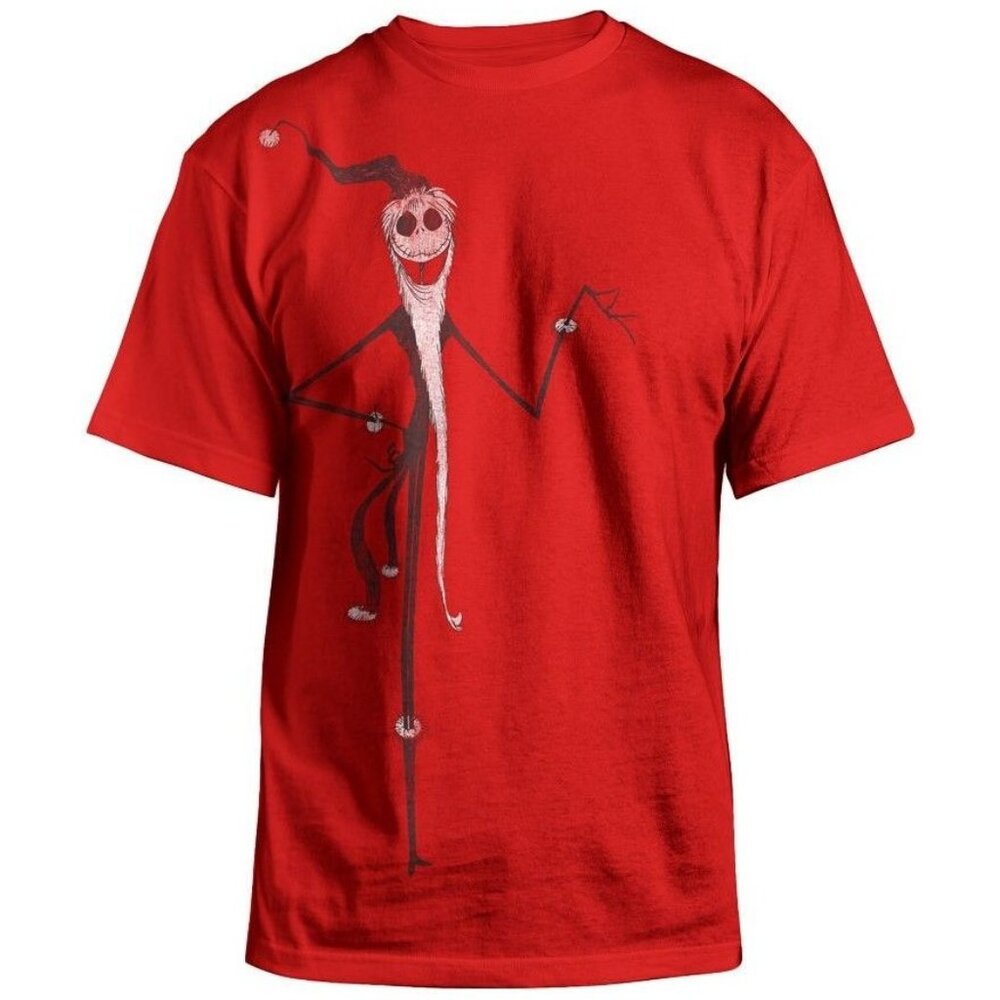 New! Nightmare Before Christmas T-Shirt Jack Skellington Santa Claus Tim Burton